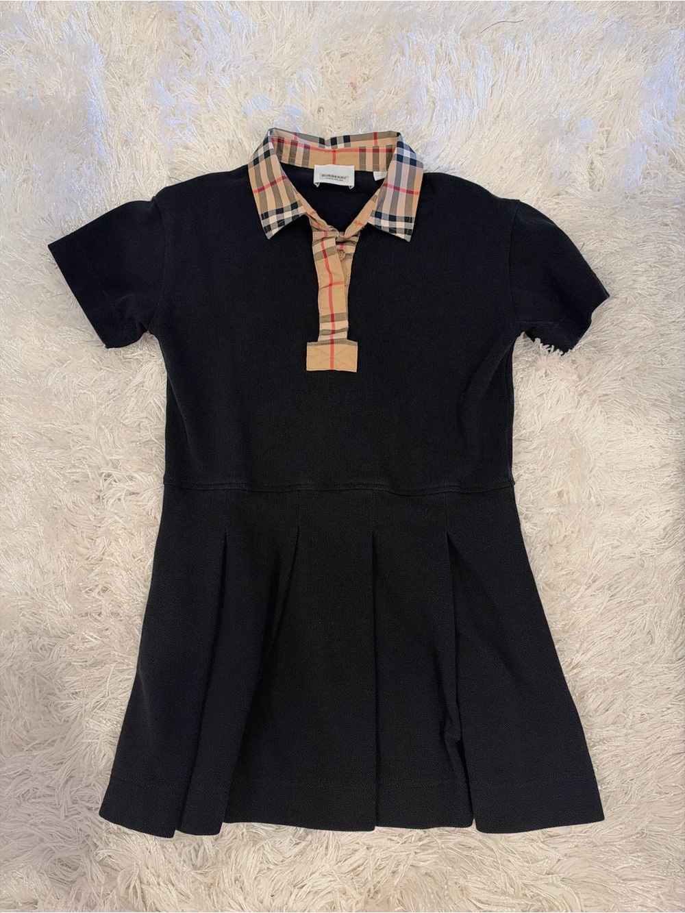 Burberry kid’s Black Polo Dress